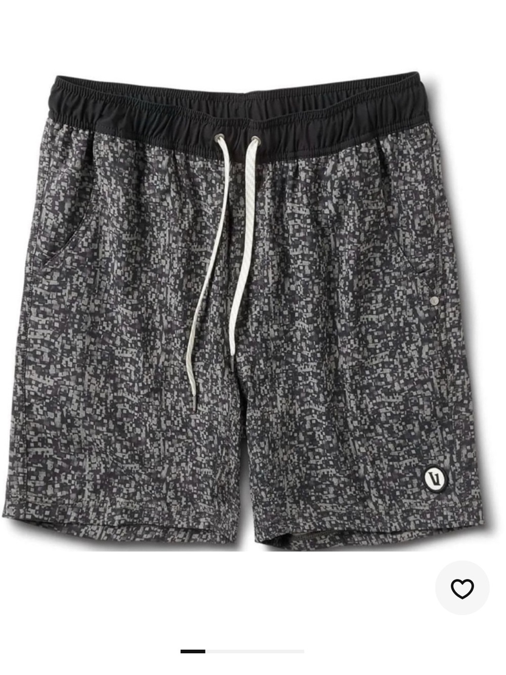 Vuori men's hybrid shorts board shorts swim size large